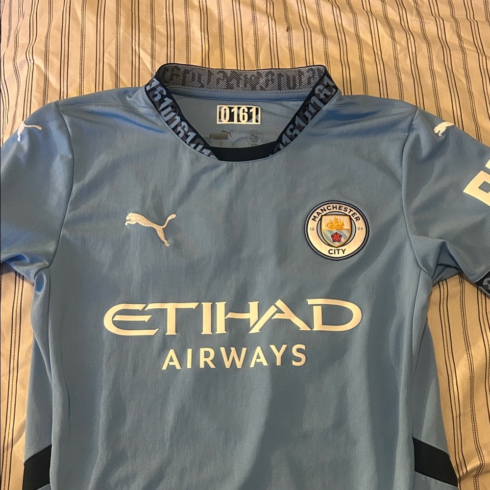 Puma Manchester City Sky Blue Football Shirt